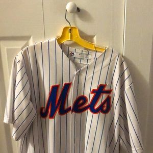 Adult L Majestic Cool Base Mets Jersey